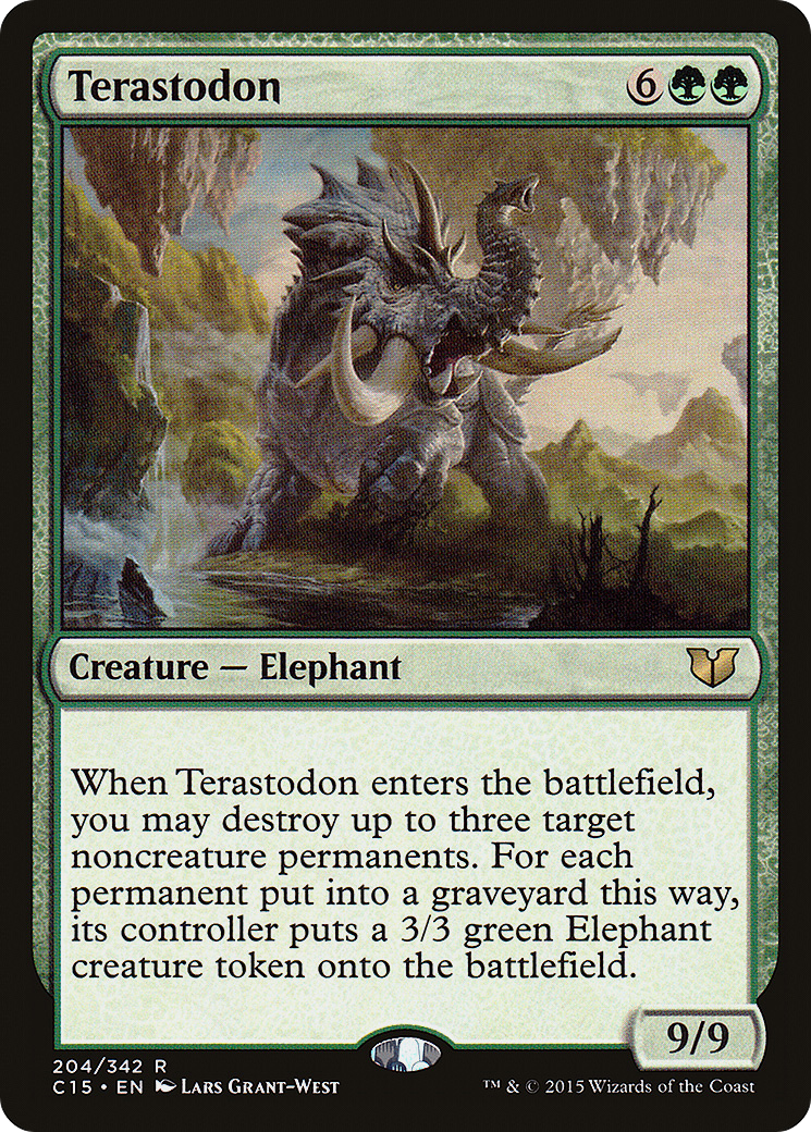 Terastodon (C15-204) - Commander 2015 - Premium MTG Single from Wizards of the Coast - Just $0.11! Shop now at Game Crave Tournament Store
