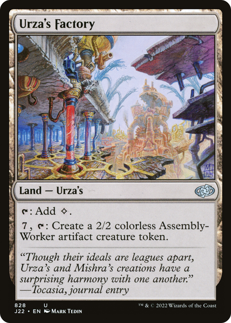 Urza's Factory (J22-828) - Jumpstart 2022 - Premium MTG Single from Wizards of the Coast - Just $0.08! Shop now at Game Crave Tournament Store