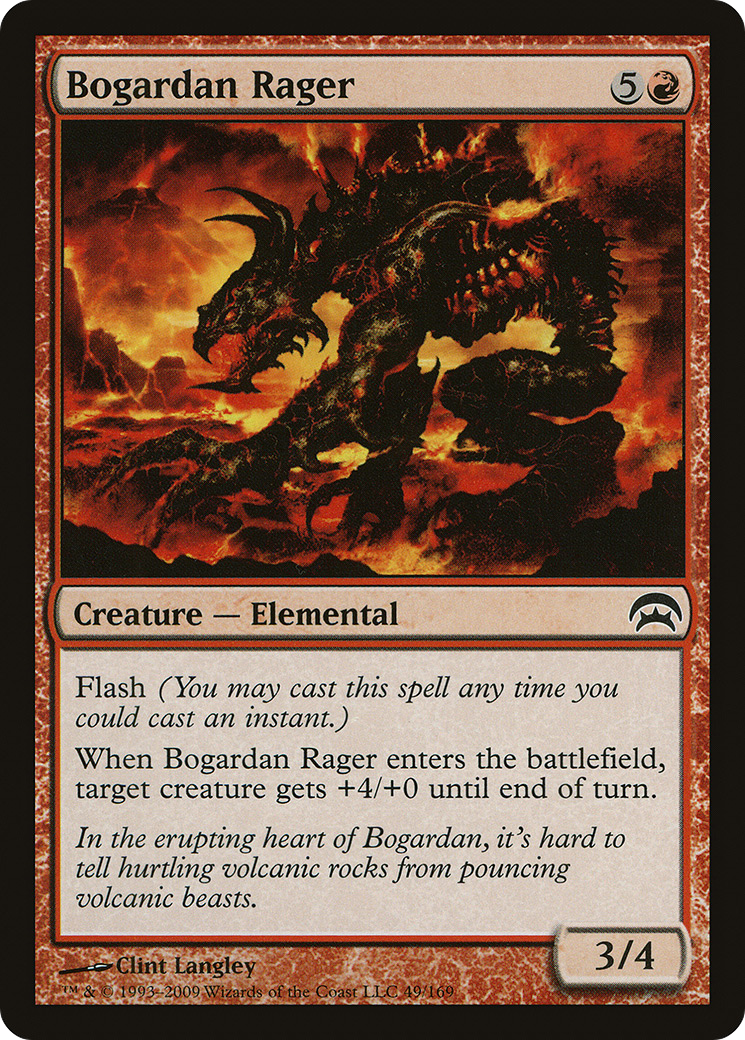 Bogardan Rager (HOP-049) - Planechase - Premium MTG Single from Wizards of the Coast - Just $0.08! Shop now at Game Crave Tournament Store