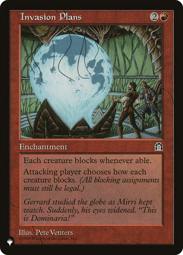 Invasion Plans (PLIST-856) - The List - Premium MTG Single from Wizards of the Coast - Just $1.25! Shop now at Game Crave Tournament Store
