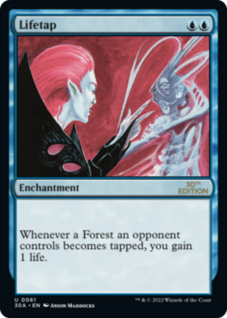 Lifetap (30A-061) - 30th Anniversary Edition - Premium MTG Single from Wizards of the Coast - Just $2.03! Shop now at Game Crave Tournament Store