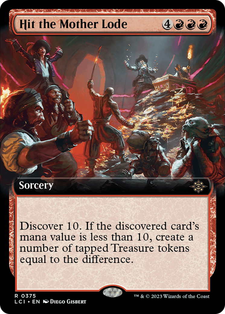 Hit the Mother Lode (LCI-375) - The Lost Caverns of Ixalan: (Extended Art) - Premium MTG Single from Wizards of the Coast - Just $0.08! Shop now at Game Crave Tournament Store