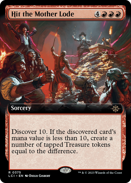 Hit the Mother Lode (LCI-375) - The Lost Caverns of Ixalan: (Extended Art) - Premium MTG Single from Wizards of the Coast - Just $0.08! Shop now at Game Crave Tournament Store