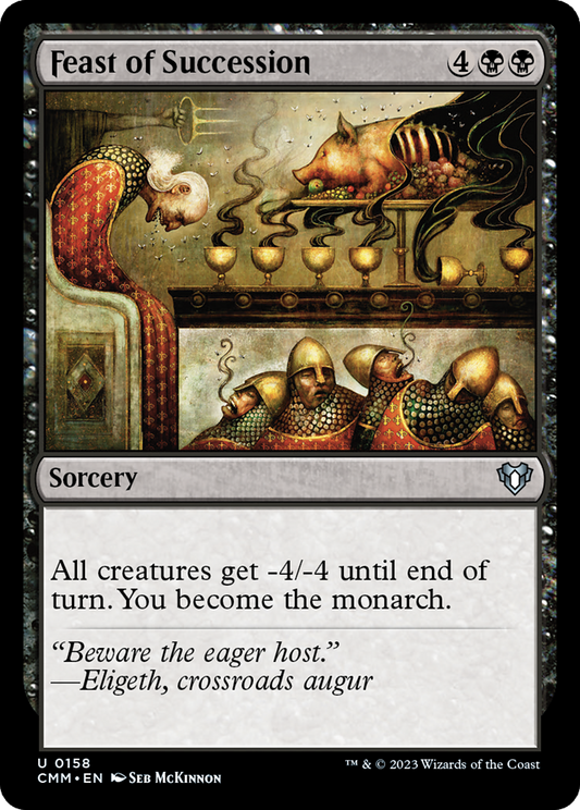 Feast of Succession (CMM-158) - Commander Masters Foil - Premium MTG Single from Wizards of the Coast - Just $0.08! Shop now at Game Crave Tournament Store