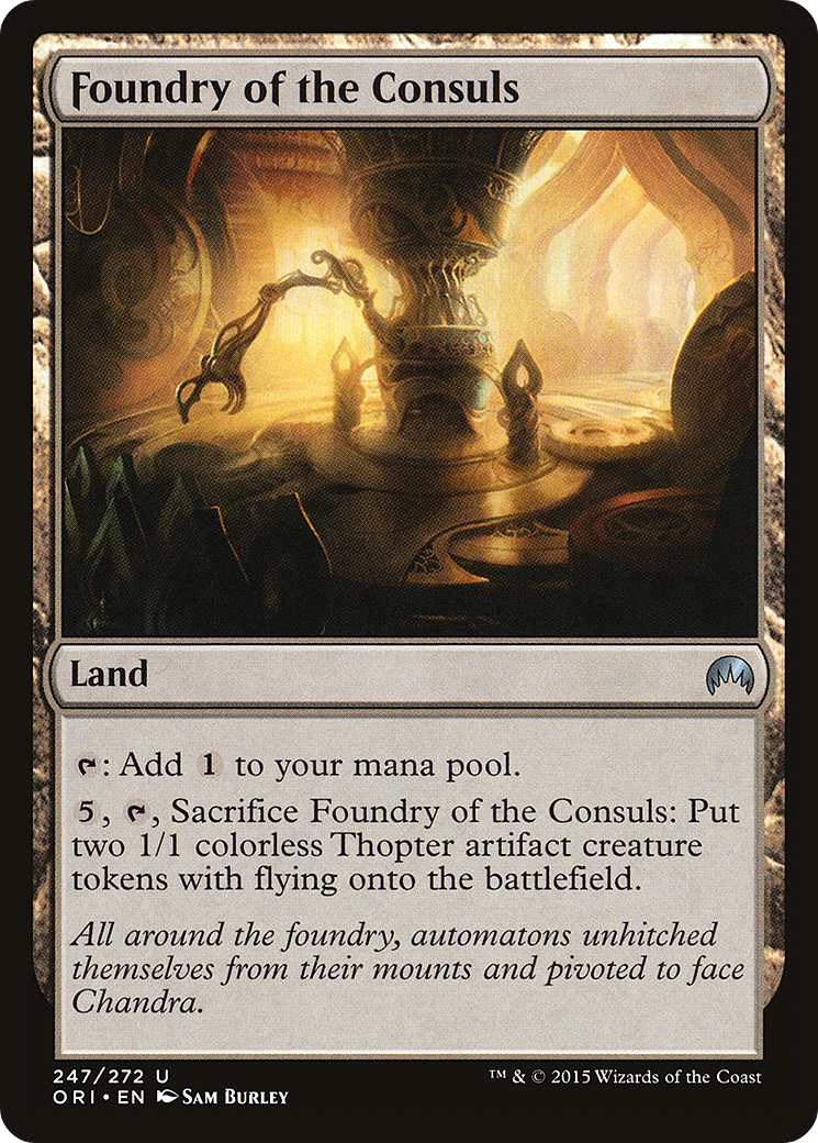 Foundry of the Consuls (ORI-247) - Magic Origins Foil - Premium MTG Single from Wizards of the Coast - Just $0.23! Shop now at Game Crave Tournament Store