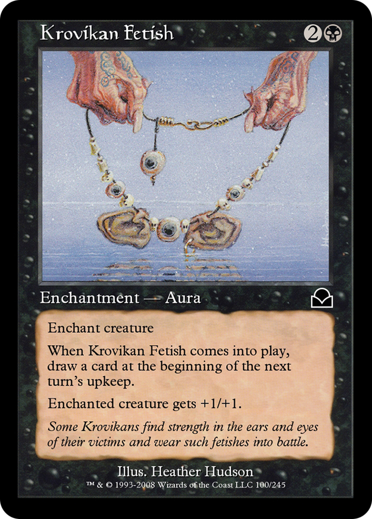 Krovikan Fetish (ME2-100) - Masters Edition II - Premium MTG Single from Wizards of the Coast - Just $0! Shop now at Game Crave Tournament Store