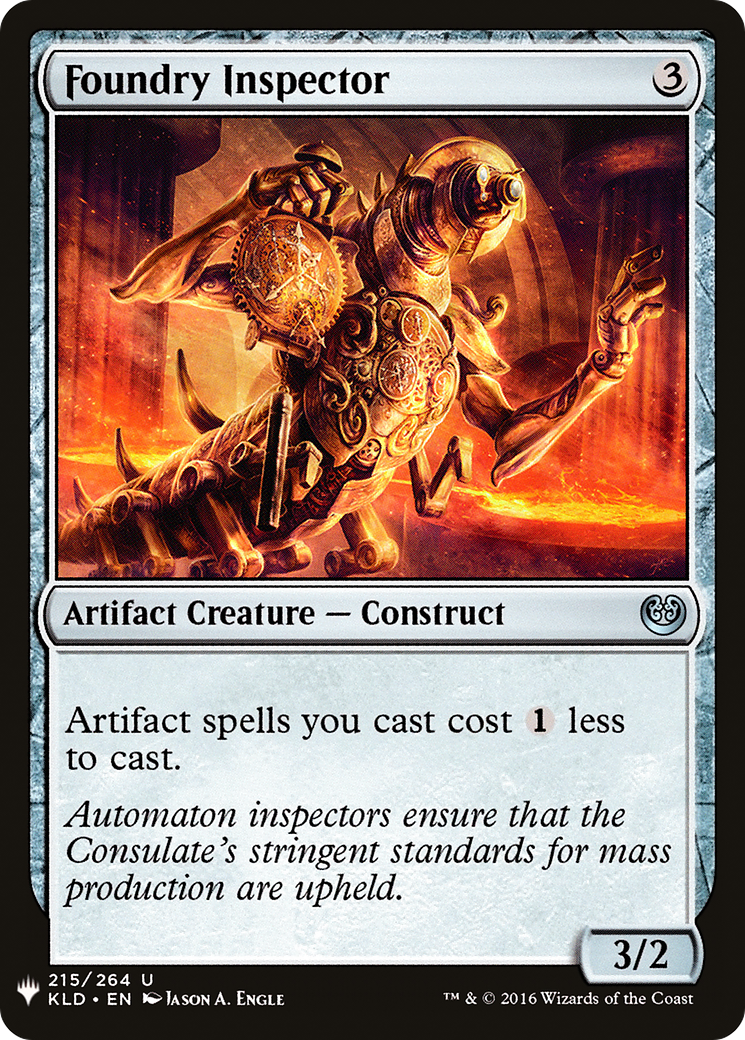 Foundry Inspector (MB1-1585) - Mystery Booster - Premium MTG Single from Wizards of the Coast - Just $0.08! Shop now at Game Crave Tournament Store