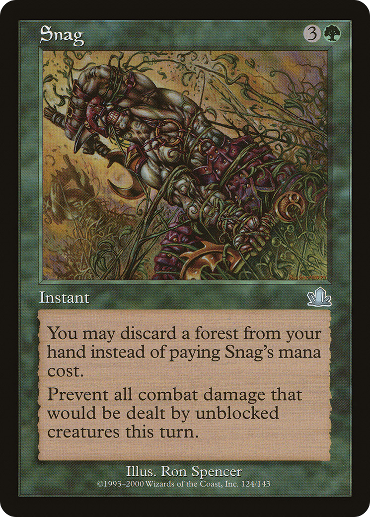 Snag (PCY-124) - Prophecy Foil - Premium MTG Single from Wizards of the Coast - Just $0.69! Shop now at Game Crave Tournament Store
