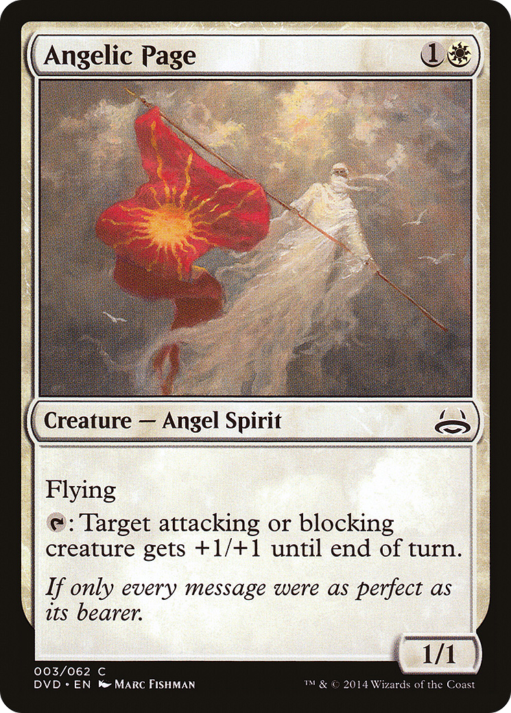 Angelic Page (DVD-003) - Duel Decks Anthology: Divine vs. Demonic - Premium MTG Single from Wizards of the Coast - Just $0.13! Shop now at Game Crave Tournament Store
