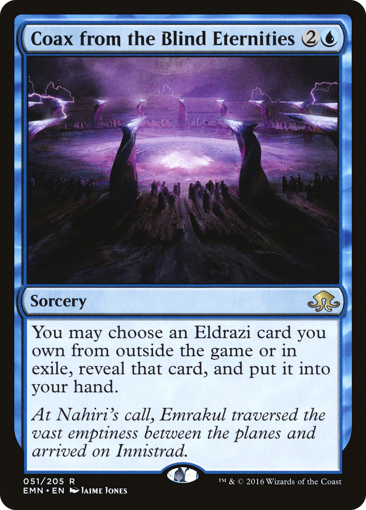 Coax from the Blind Eternities (EMN-051) - Eldritch Moon - Premium MTG Single from Wizards of the Coast - Just $0.25! Shop now at Game Crave Tournament Store