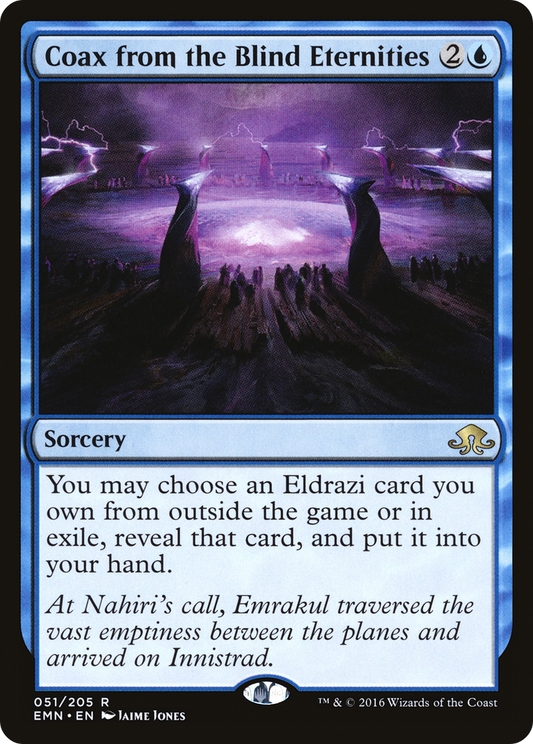 Coax from the Blind Eternities (EMN-051) - Eldritch Moon - Premium MTG Single from Wizards of the Coast - Just $0.25! Shop now at Game Crave Tournament Store