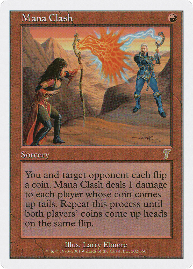 Mana Clash (7ED-202) - Seventh Edition - Premium MTG Single from Wizards of the Coast - Just $0.63! Shop now at Game Crave Tournament Store