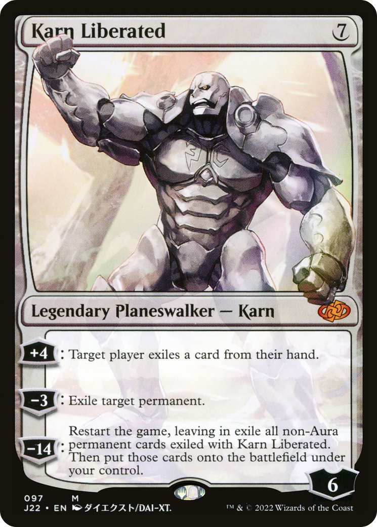 Karn Liberated (J22-097) - Jumpstart 2022 - Premium MTG Single from Wizards of the Coast - Just $0.70! Shop now at Game Crave Tournament Store