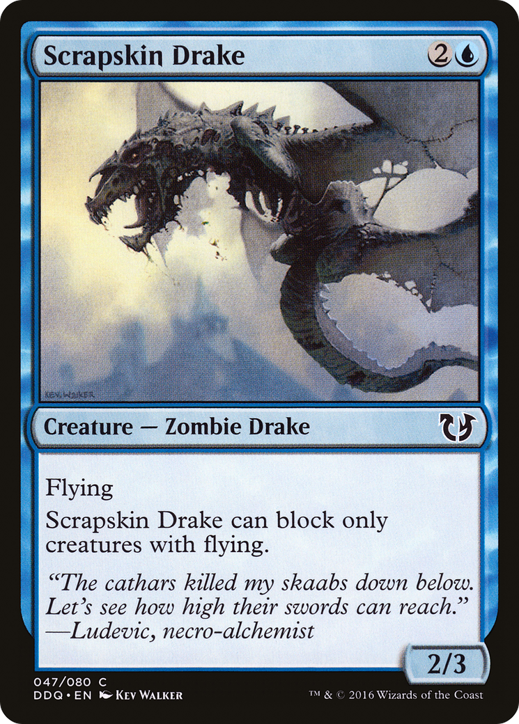 Scrapskin Drake (DDQ-047) - Duel Decks: Blessed vs. Cursed - Premium MTG Single from Wizards of the Coast - Just $0.25! Shop now at Game Crave Tournament Store