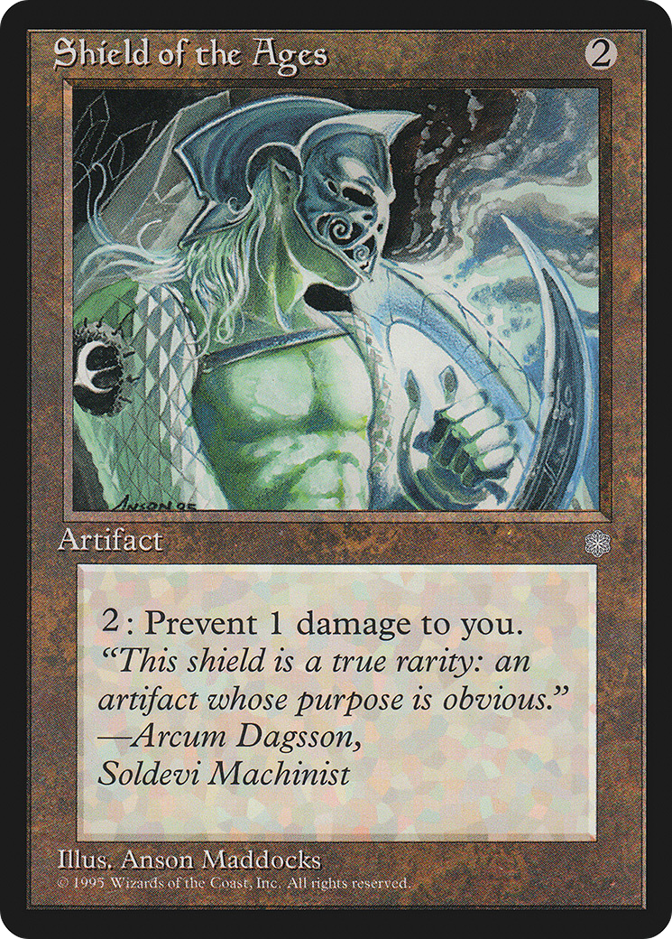 Shield of the Ages (ICE-335) - Ice Age - Premium MTG Single from Wizards of the Coast - Just $0.25! Shop now at Game Crave Tournament Store