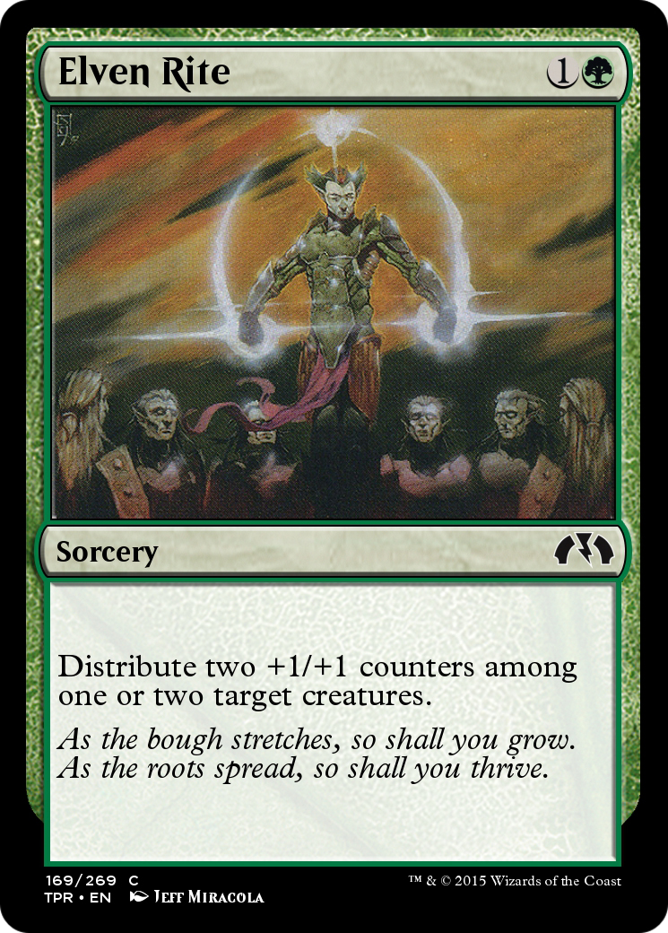 Elven Rite (TPR-169) - Tempest Remastered - Premium MTG Single from Wizards of the Coast - Just $0! Shop now at Game Crave Tournament Store