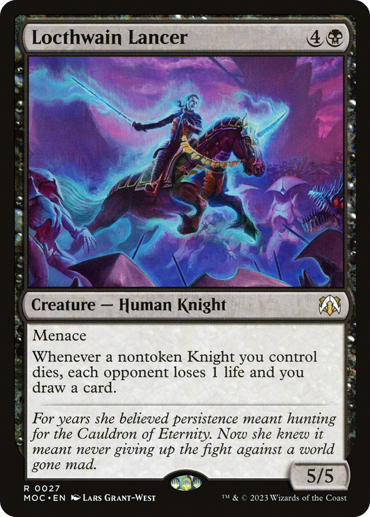 Locthwain Lancer (MOC-027) - March of the Machine Commander - Premium MTG Single from Wizards of the Coast - Just $0.25! Shop now at Game Crave Tournament Store
