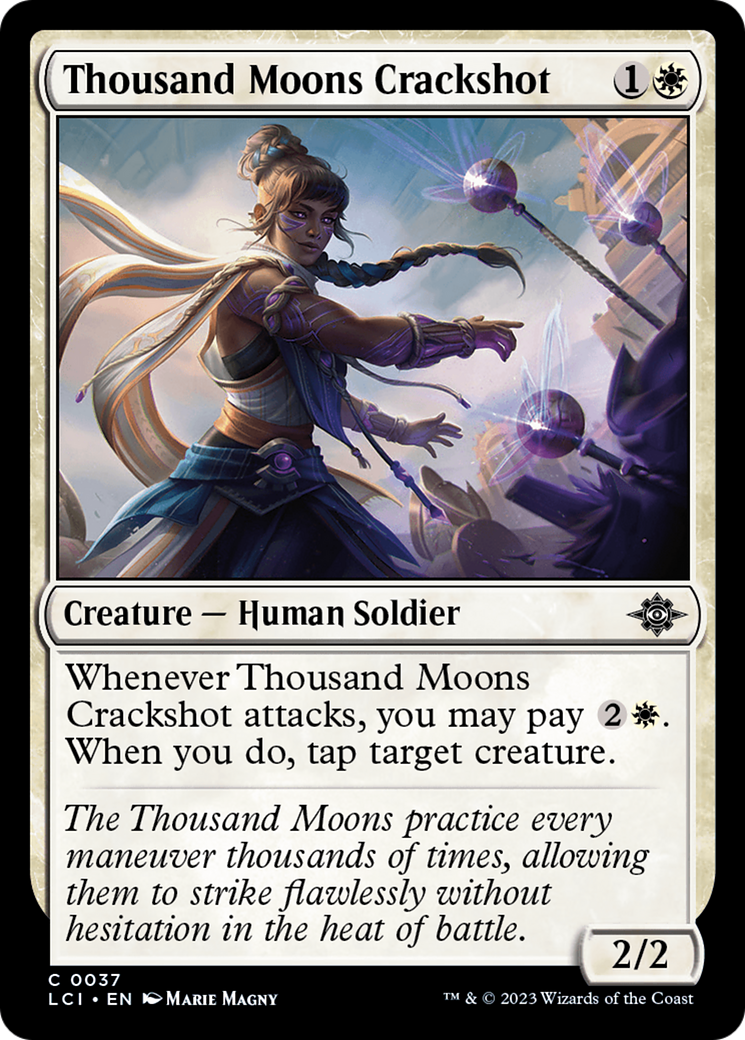 Thousand Moons Crackshot (LCI-037) - The Lost Caverns of Ixalan - Premium MTG Single from Wizards of the Coast - Just $0.08! Shop now at Game Crave Tournament Store