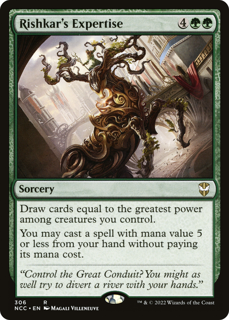Rishkar's Expertise (NCC-306) - New Capenna Commander - Premium MTG Single from Wizards of the Coast - Just $0.61! Shop now at Game Crave Tournament Store