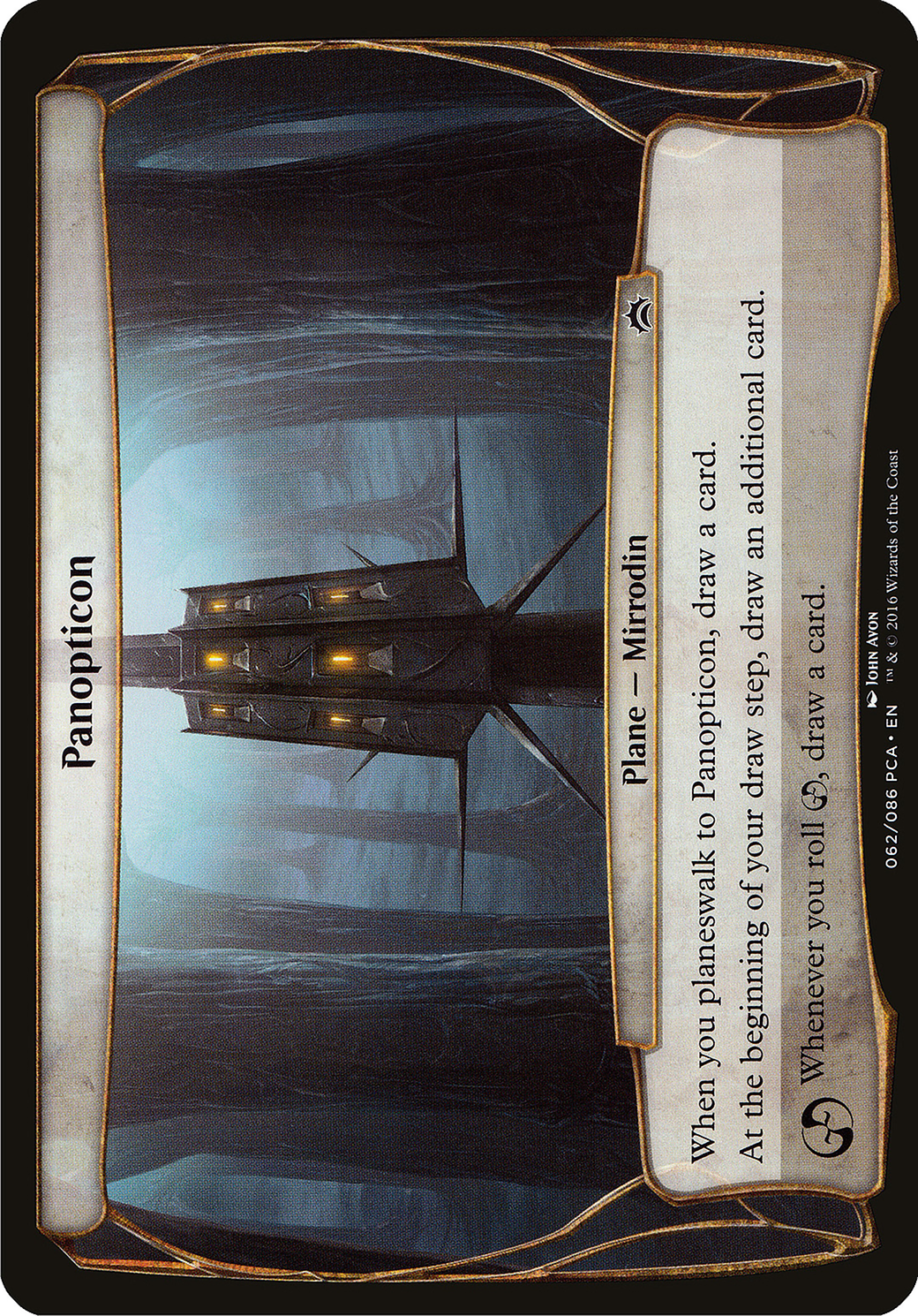 Panopticon (OPCA-062) - Planechase Anthology Planes - Premium MTG Single from Wizards of the Coast - Just $0.52! Shop now at Game Crave Tournament Store