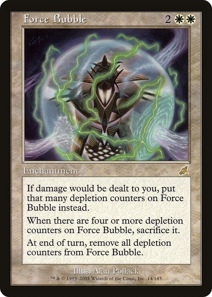 Force Bubble (SCG-014) - Scourge Foil - Premium MTG Single from Wizards of the Coast - Just $1.44! Shop now at Game Crave Tournament Store