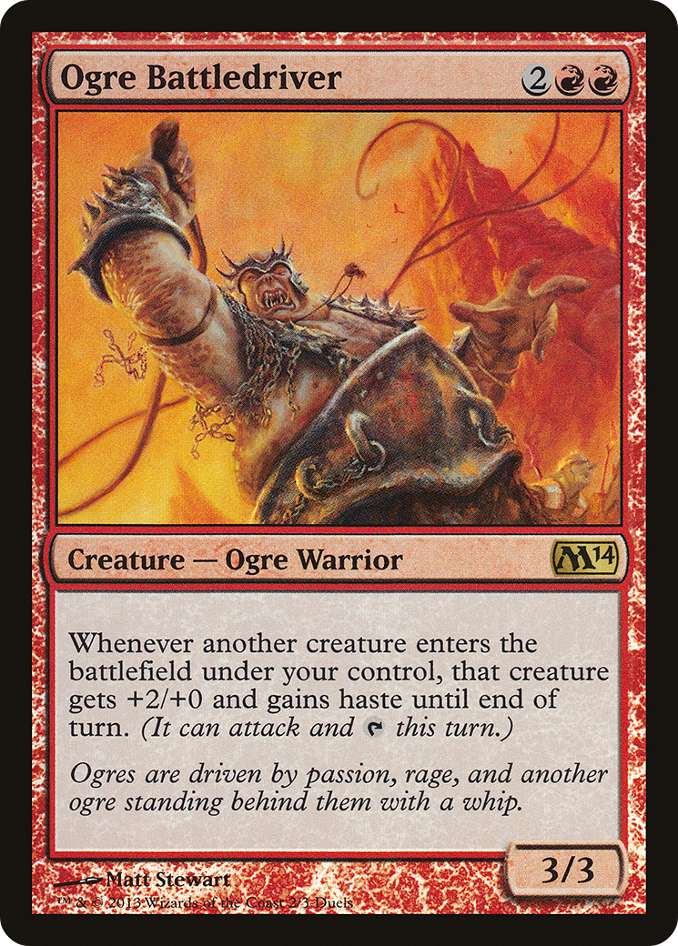 Ogre Battledriver (PDP14-002) - Duels of the Planeswalkers 2014 Promos  Foil - Premium MTG Single from Wizards of the Coast - Just $0.35! Shop now at Game Crave Tournament Store