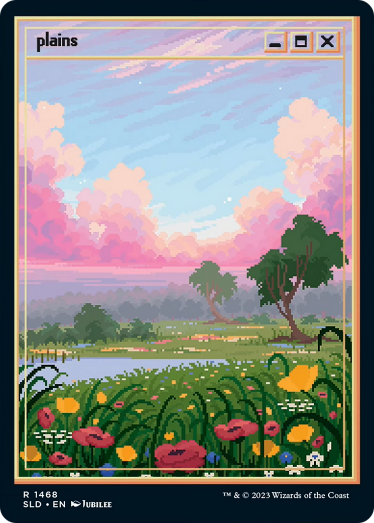Plains (SLD-1468) - Secret Lair Drop Foil - Premium MTG Single from Wizards of the Coast - Just $3.01! Shop now at Game Crave Tournament Store
