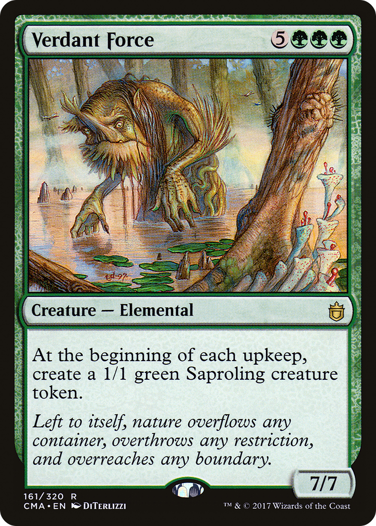 Verdant Force (CMA-161) - Commander Anthology - Premium MTG Single from Wizards of the Coast - Just $0.08! Shop now at Game Crave Tournament Store