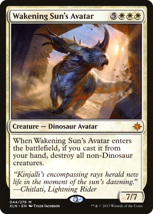 Wakening Sun's Avatar (XLN-044) - Ixalan - Premium MTG Single from Wizards of the Coast - Just $0.19! Shop now at Game Crave Tournament Store