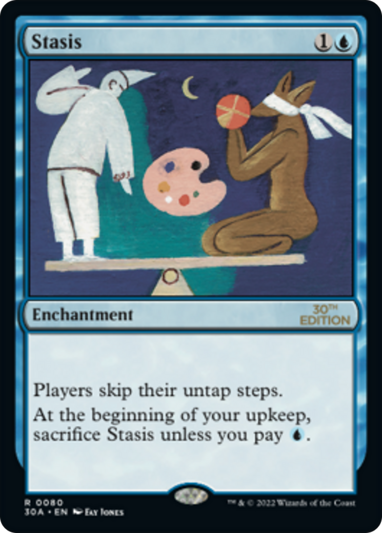 Stasis (30A-080) - 30th Anniversary Edition - Premium MTG Single from Wizards of the Coast - Just $6.14! Shop now at Game Crave Tournament Store