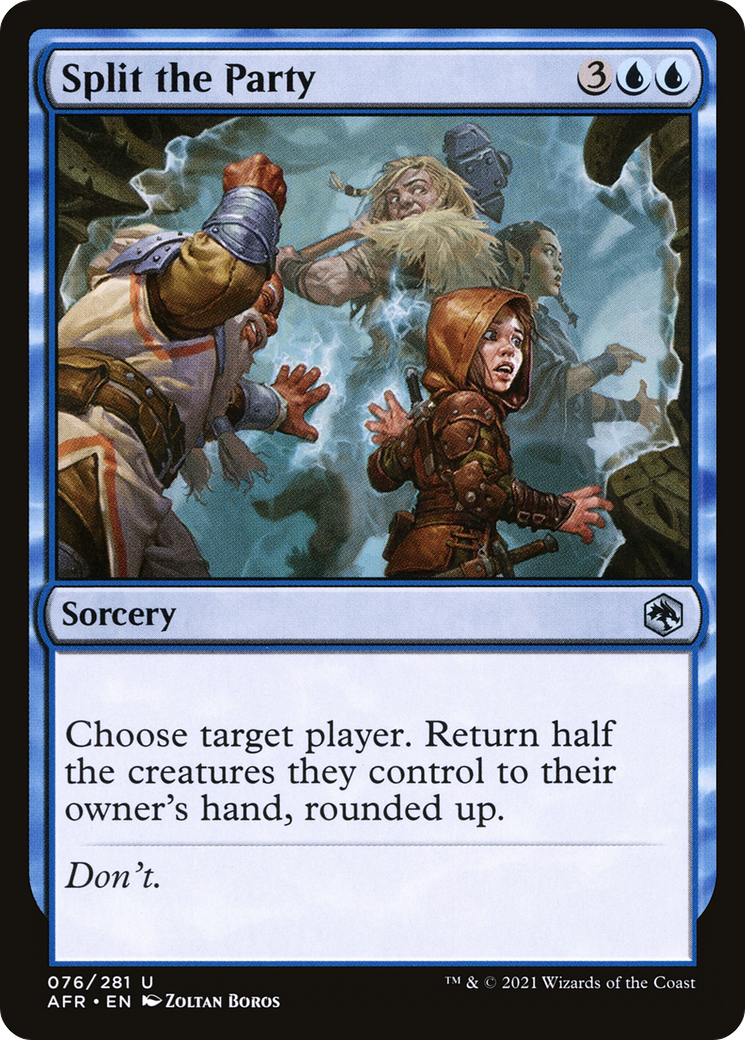 Split the Party (AFR-076) - Adventures in the Forgotten Realms Foil - Premium MTG Single from Wizards of the Coast - Just $0.08! Shop now at Game Crave Tournament Store