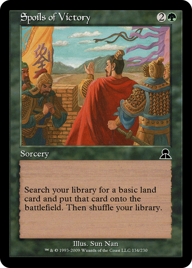 Spoils of Victory (ME3-134) - Masters Edition III Foil - Premium MTG Single from Wizards of the Coast - Just $0! Shop now at Game Crave Tournament Store