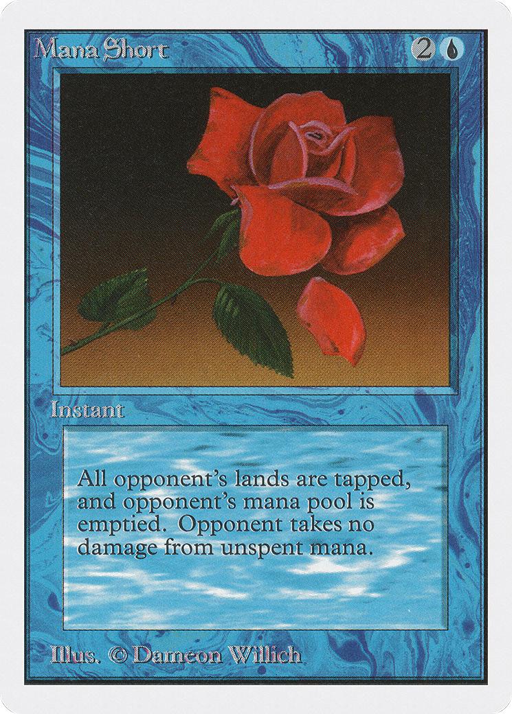 Mana Short (2ED-066) - Unlimited Edition - Premium MTG Single from Wizards of the Coast - Just $9.60! Shop now at Game Crave Tournament Store