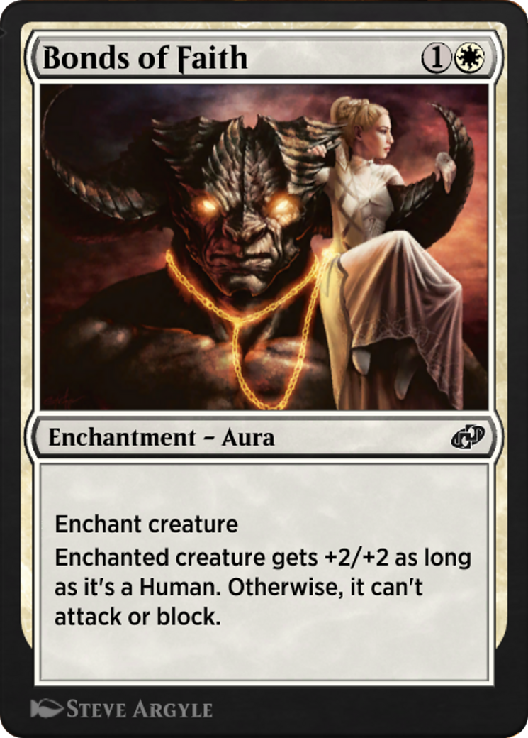 Bonds of Faith (J21-055) - Jumpstart: Historic Horizons - Premium MTG Single from Wizards of the Coast - Just $0! Shop now at Game Crave Tournament Store