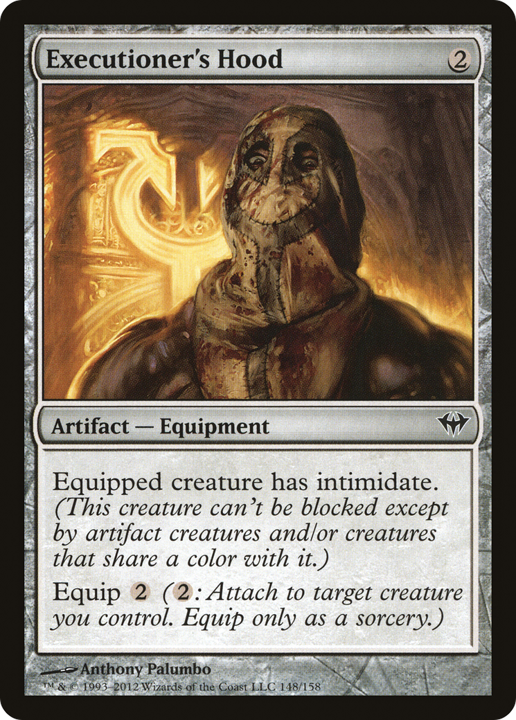 Executioner's Hood (DKA-148) - Dark Ascension - Premium MTG Single from Wizards of the Coast - Just $0.08! Shop now at Game Crave Tournament Store