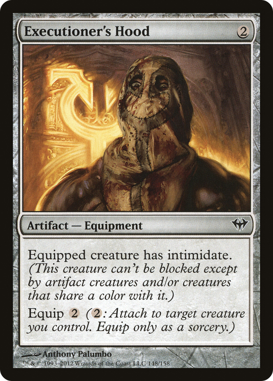 Executioner's Hood (DKA-148) - Dark Ascension - Premium MTG Single from Wizards of the Coast - Just $0.08! Shop now at Game Crave Tournament Store