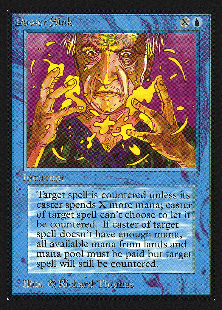 Power Sink (CEI-073) - Intl. Collectors' Edition - Premium MTG Single from Wizards of the Coast - Just $0.20! Shop now at Game Crave Tournament Store