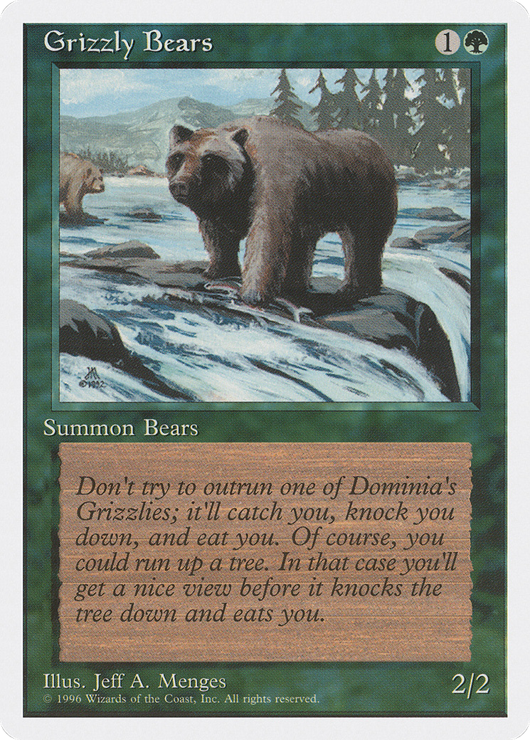 Grizzly Bears (ITP-042) - Introductory Two-Player Set - Premium MTG Single from Wizards of the Coast - Just $2.40! Shop now at Game Crave Tournament Store