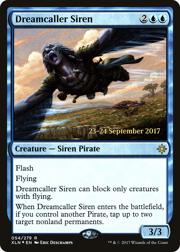 Dreamcaller Siren (PXLN-54S) - Ixalan Promos Foil - Premium MTG Single from Wizards of the Coast - Just $0.70! Shop now at Game Crave Tournament Store