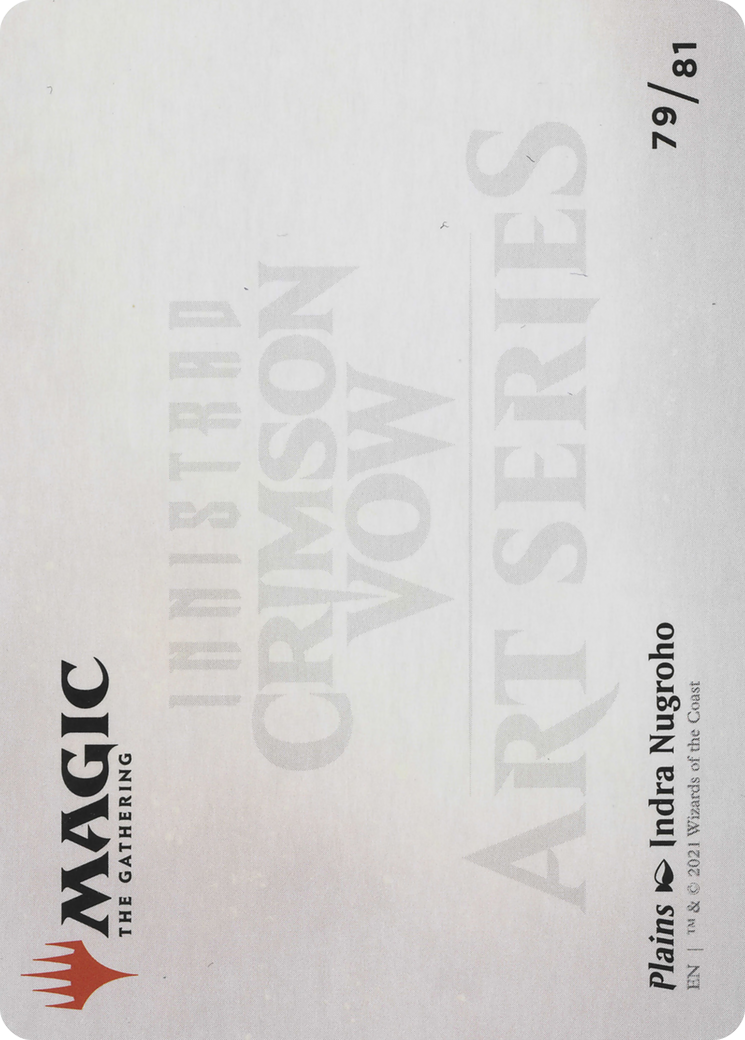 Plains // Plains (AVOW-079) - Crimson Vow Art Series (Borderless) Foil - Premium MTG Single from Wizards of the Coast - Just $0! Shop now at Game Crave Tournament Store