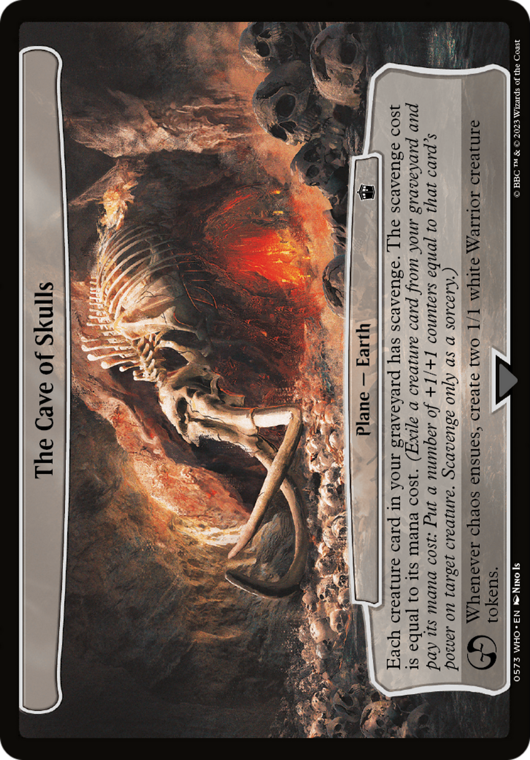 The Cave of Skulls (WHO-573) - Doctor Who - Premium MTG Single from Wizards of the Coast - Just $0.26! Shop now at Game Crave Tournament Store