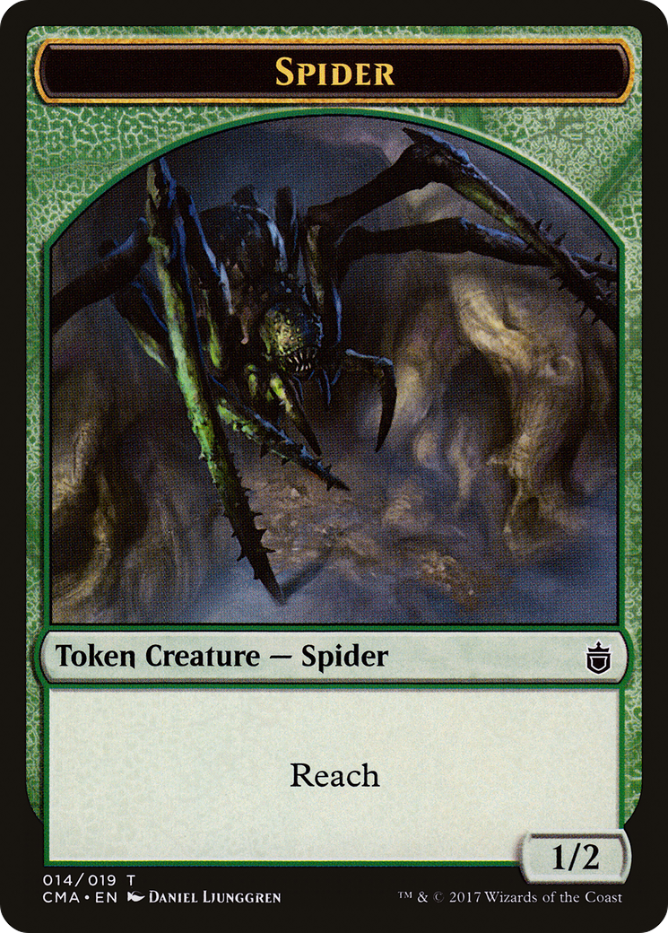 Spider (TCMA-014) - Commander Anthology Tokens - Premium MTG Single from Wizards of the Coast - Just $0.08! Shop now at Game Crave Tournament Store