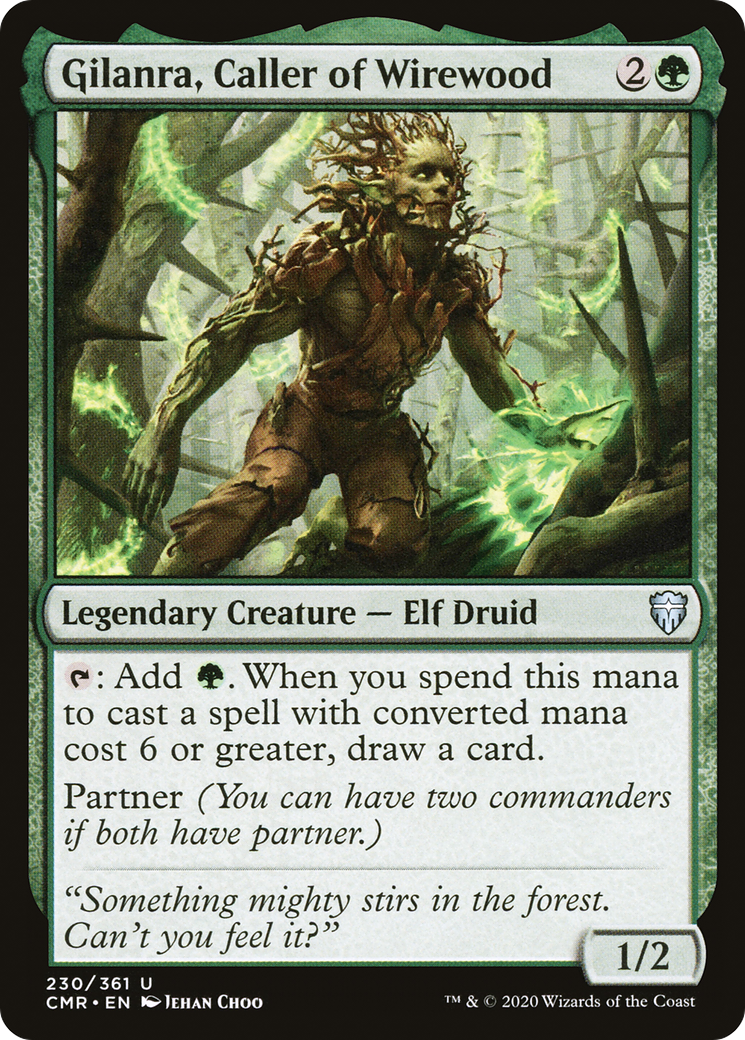 Gilanra, Caller of Wirewood (CMR-230) - Commander Legends Foil - Premium MTG Single from Wizards of the Coast - Just $0.25! Shop now at Game Crave Tournament Store