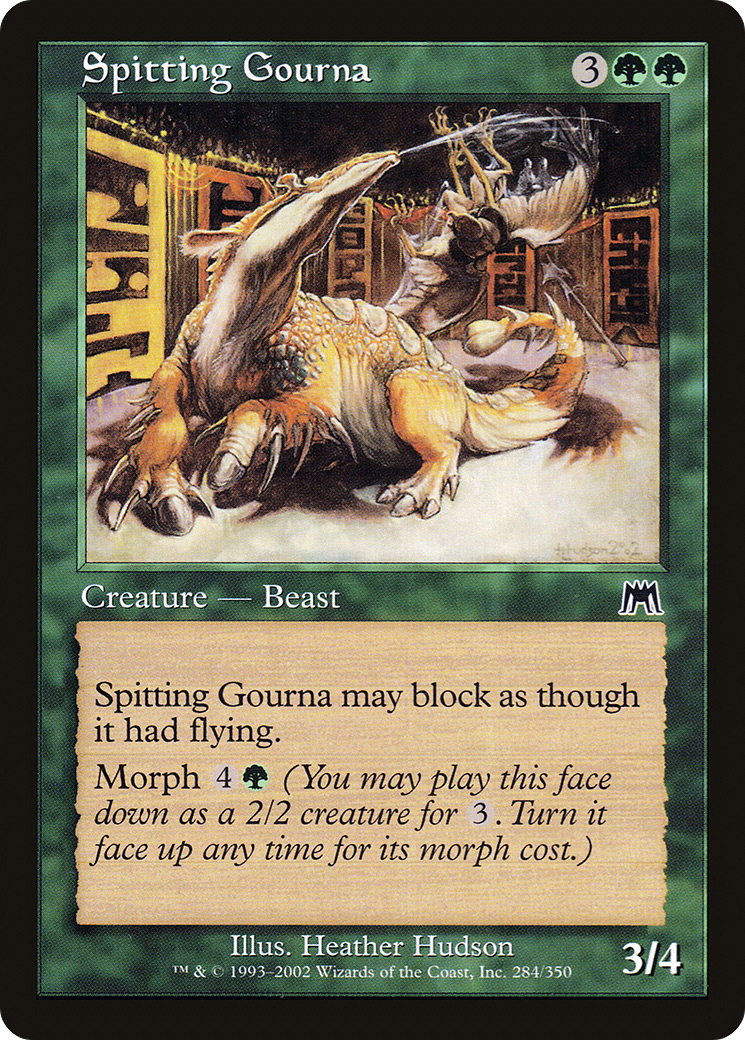 Spitting Gourna (ONS-284) - Onslaught Foil - Premium MTG Single from Wizards of the Coast - Just $1.26! Shop now at Game Crave Tournament Store
