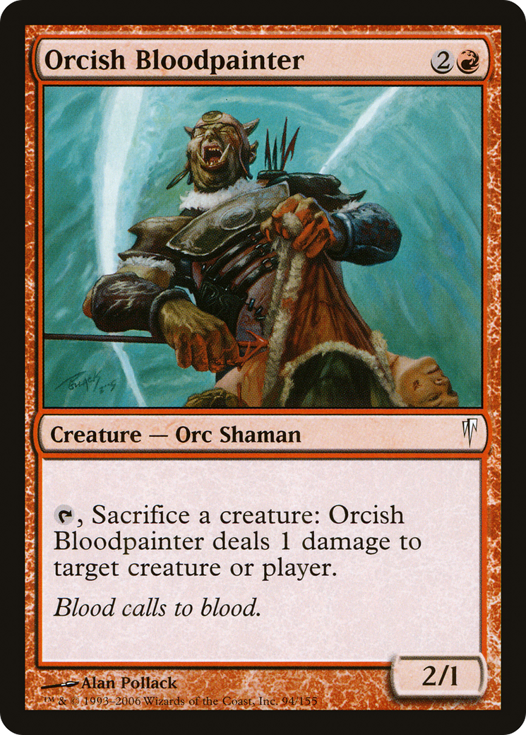 Orcish Bloodpainter (CSP-094) - Coldsnap Foil - Premium MTG Single from Wizards of the Coast - Just $0.25! Shop now at Game Crave Tournament Store