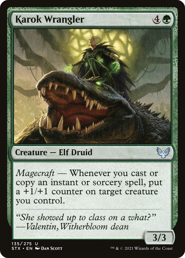Karok Wrangler (STX-135) - Strixhaven: School of Mages Foil - Premium MTG Single from Wizards of the Coast - Just $0.25! Shop now at Game Crave Tournament Store