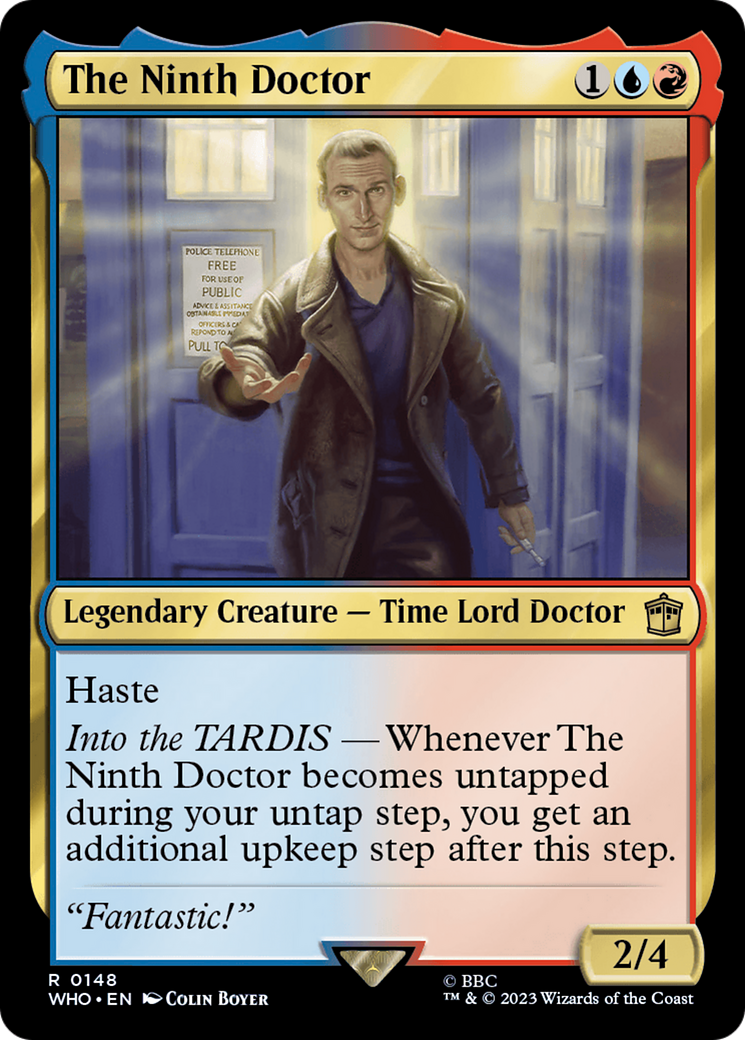 The Ninth Doctor (WHO-148) - Doctor Who - Premium MTG Single from Wizards of the Coast - Just $0.23! Shop now at Game Crave Tournament Store