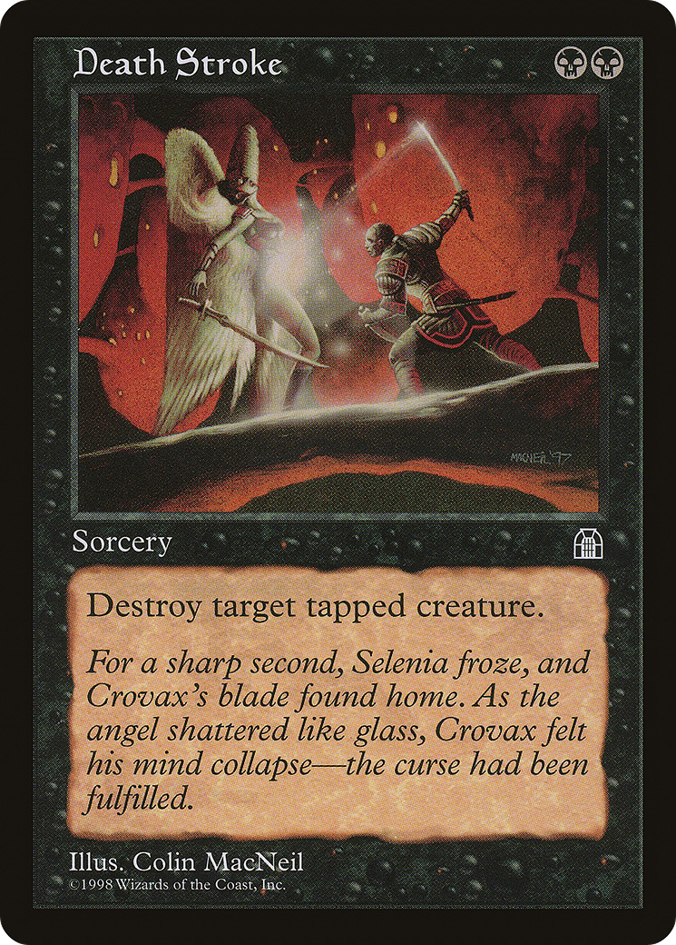 Death Stroke (STH-057) - Stronghold - Premium MTG Single from Wizards of the Coast - Just $0.08! Shop now at Game Crave Tournament Store