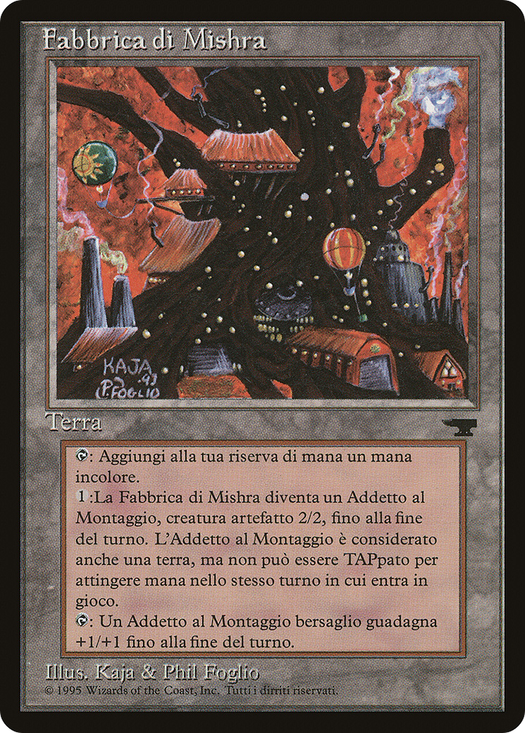 Mishra's Factory (RIN-172) - Rinascimento - Premium MTG Single from Wizards of the Coast - Just $2.64! Shop now at Game Crave Tournament Store