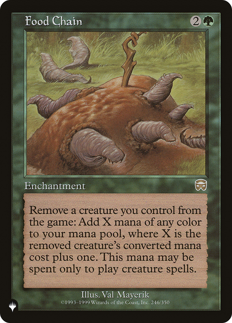 Food Chain (PLIST-167) - The List - Premium MTG Single from Wizards of the Coast - Just $6.32! Shop now at Game Crave Tournament Store